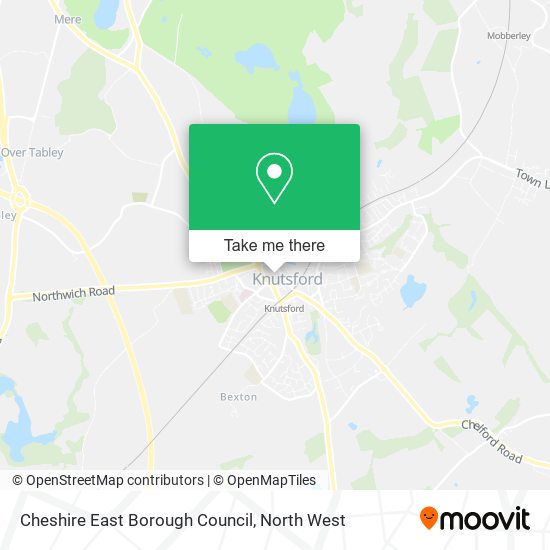 Cheshire East Borough Council map
