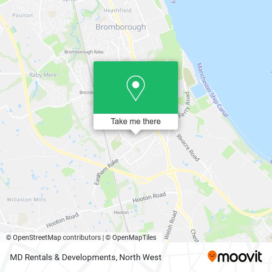 MD Rentals & Developments map