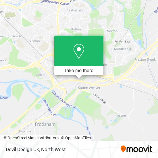 Devil Design Uk map