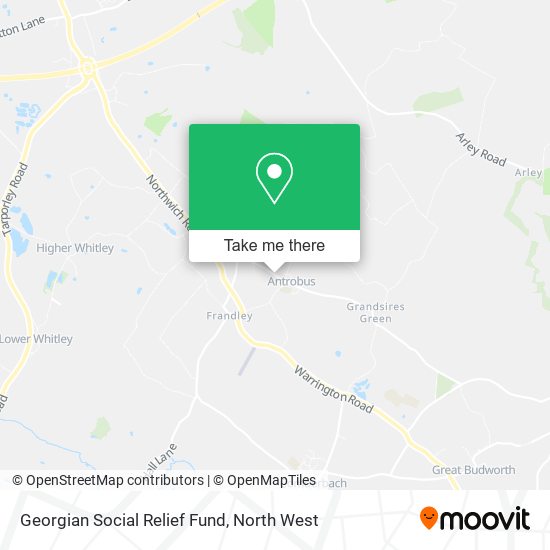 Georgian Social Relief Fund map
