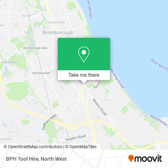 BPH Tool Hire map