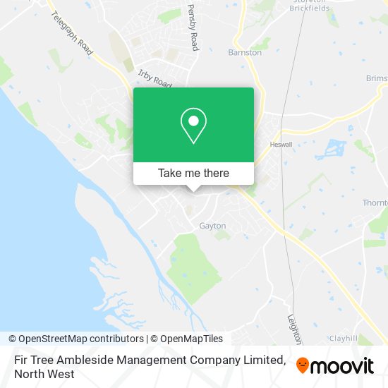 Fir Tree Ambleside Management Company Limited map