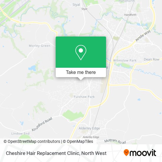 Cheshire Hair Replacement Clinic map