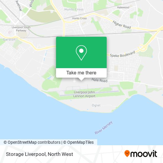 Storage Liverpool map