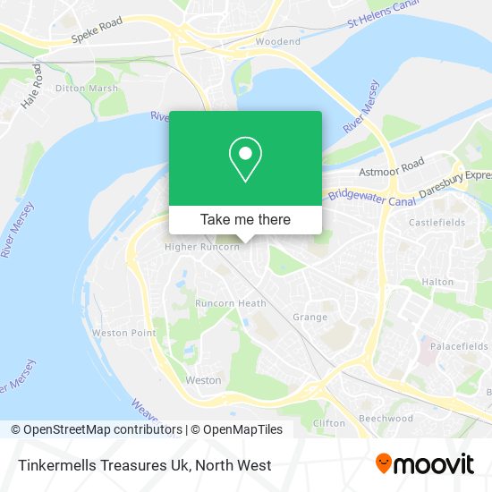 Tinkermells Treasures Uk map
