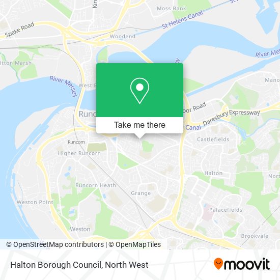Halton Borough Council map