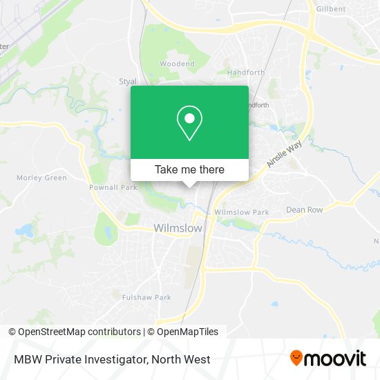 MBW Private Investigator map