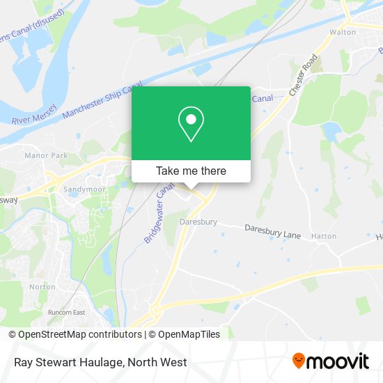 Ray Stewart Haulage map