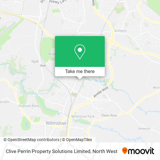 Clive Perrin Property Solutions Limited map