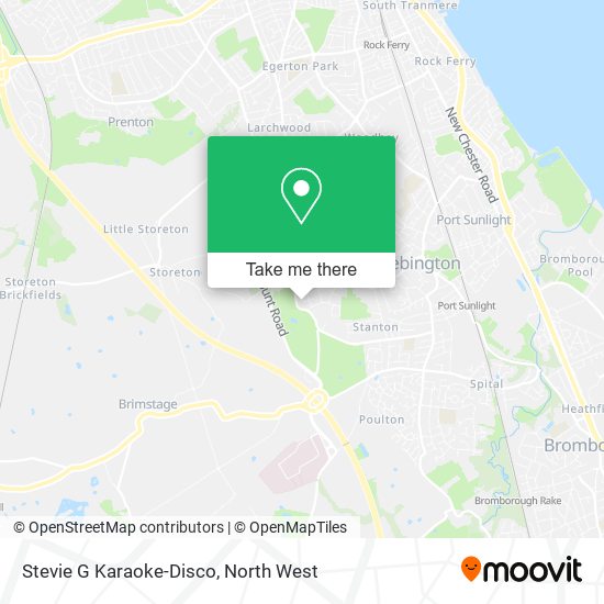 Stevie G Karaoke-Disco map