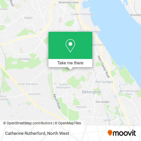 Catherine Rutherford map