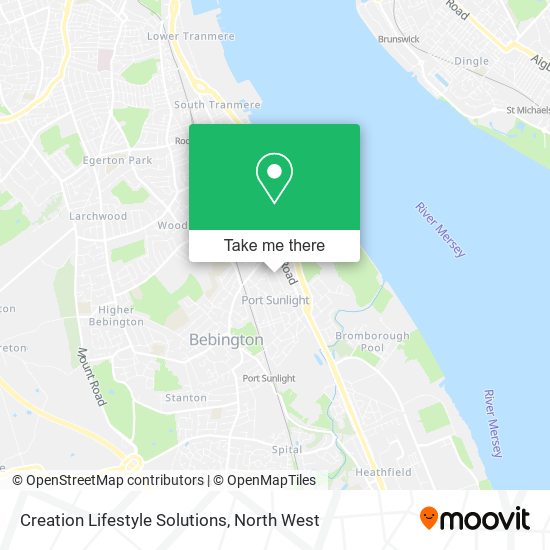 Creation Lifestyle Solutions map