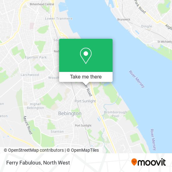 Ferry Fabulous map