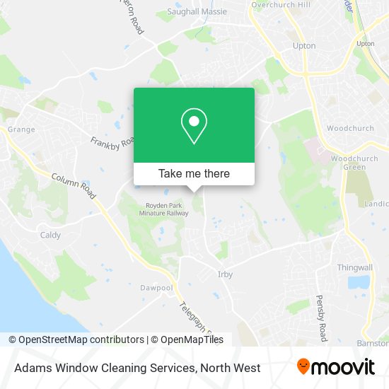 Adams Window Cleaning Services map