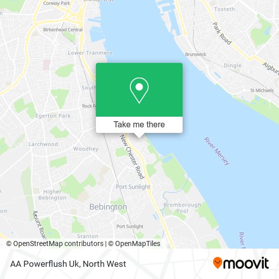 AA Powerflush Uk map