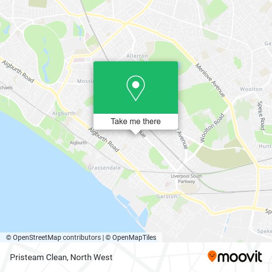 Pristeam Clean map