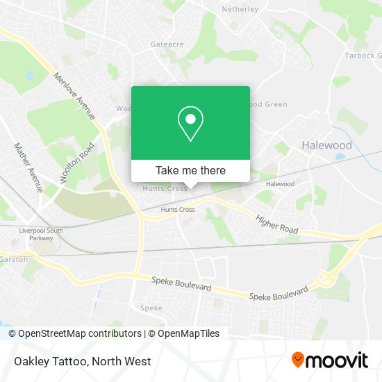 Oakley Tattoo map