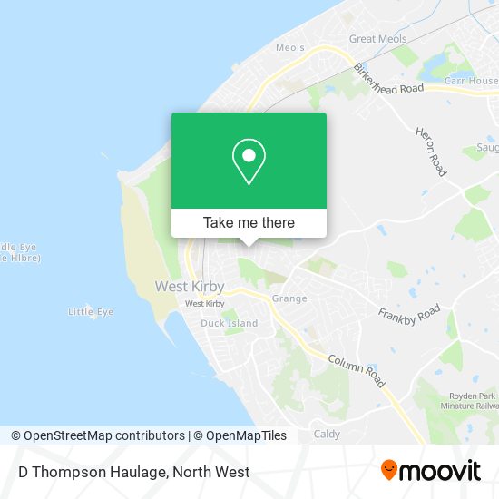 D Thompson Haulage map