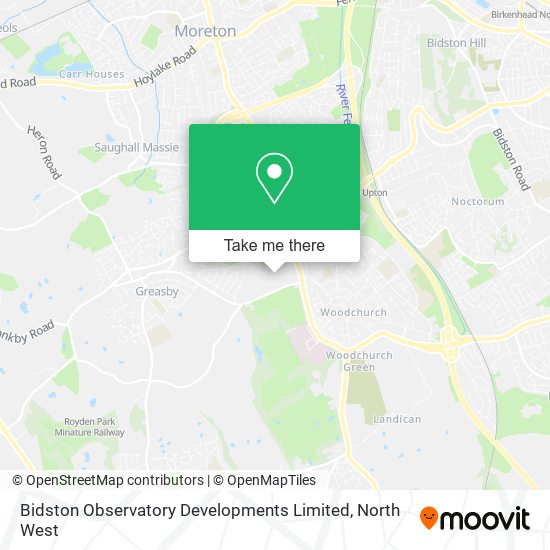 Bidston Observatory Developments Limited map