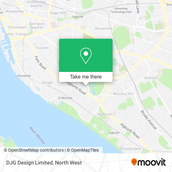 DJG Design Limited map