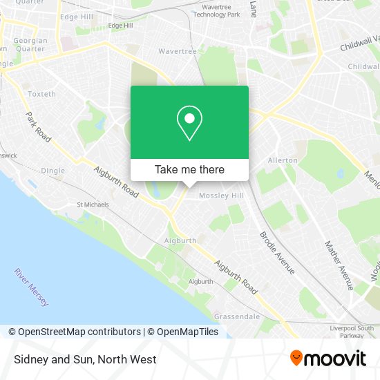 Sidney and Sun map