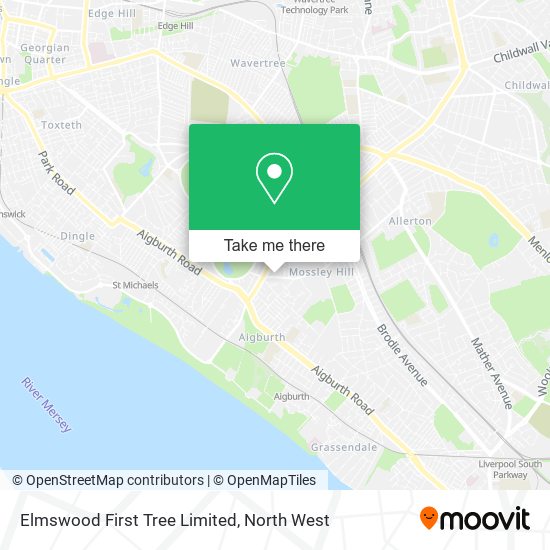 Elmswood First Tree Limited map
