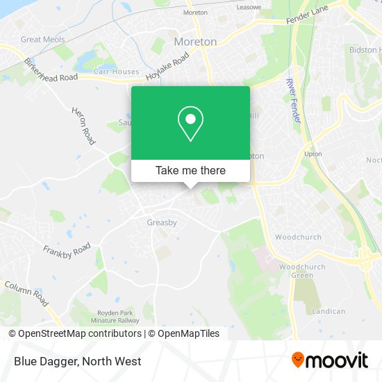 Blue Dagger map