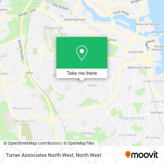 Turner Associates North West map