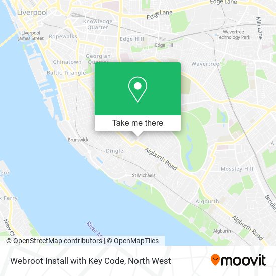 Webroot Install with Key Code map