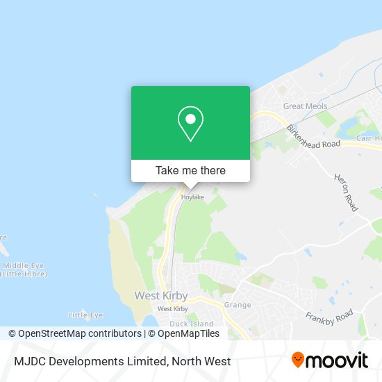 MJDC Developments Limited map