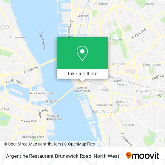 Argentine Restaurant Brunswick Road map