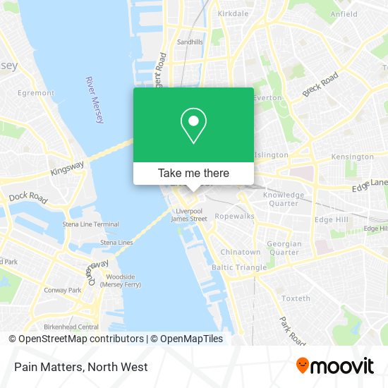 Pain Matters map
