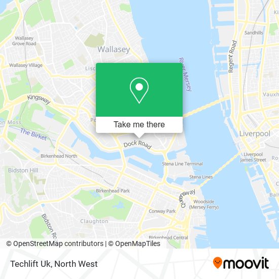 Techlift Uk map