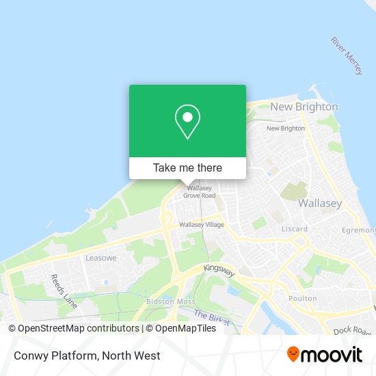 Conwy Platform map