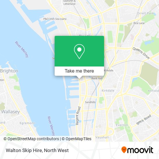 Walton Skip Hire map