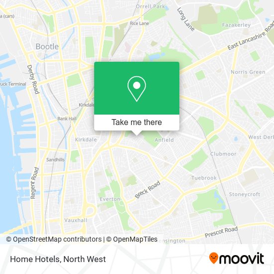 Home Hotels map