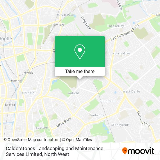 Calderstones Landscaping and Maintenance Services Limited map