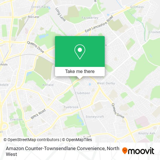 Amazon Counter-Townsendlane Convenience map