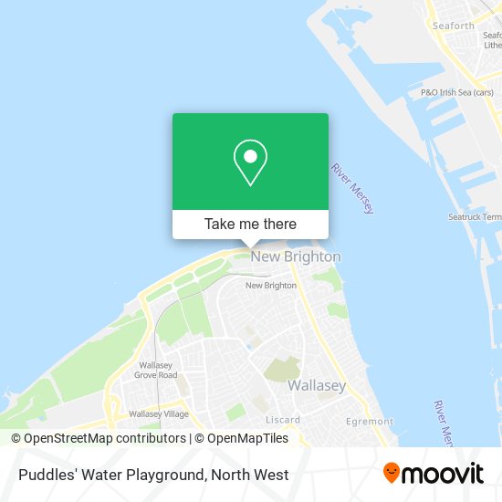 Puddles' Water Playground map