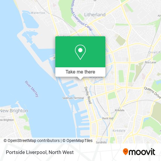 Portside Liverpool map