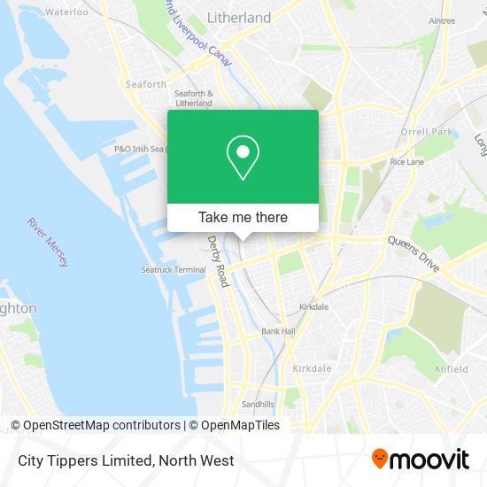 City Tippers Limited map