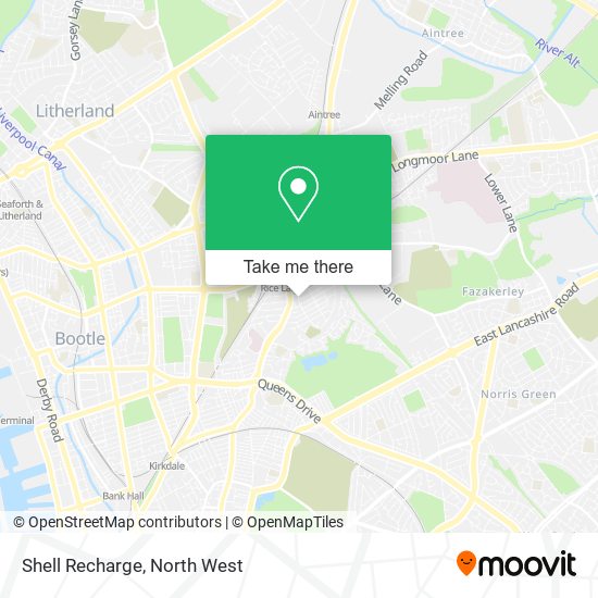 Shell Recharge map