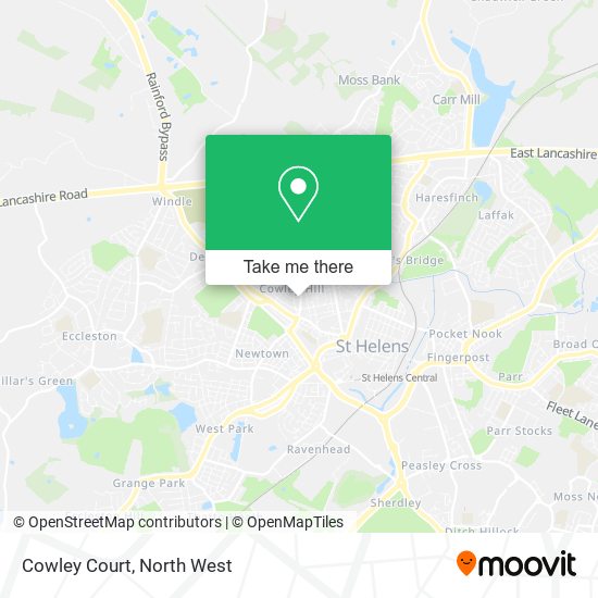 Cowley Court map