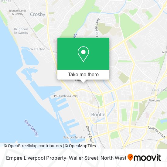 Empire Liverpool Property- Waller Street map