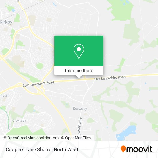 Coopers Lane Sbarro map