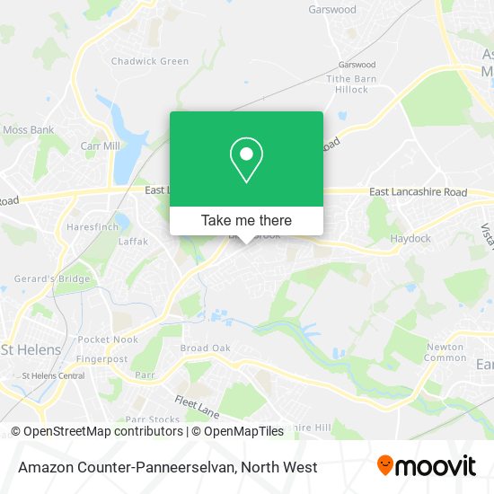 Amazon Counter-Panneerselvan map