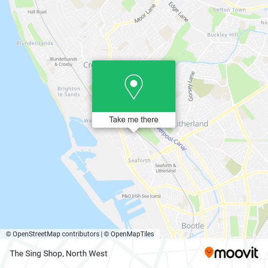 The Sing Shop map