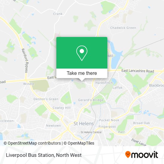 Liverpool Bus Station map