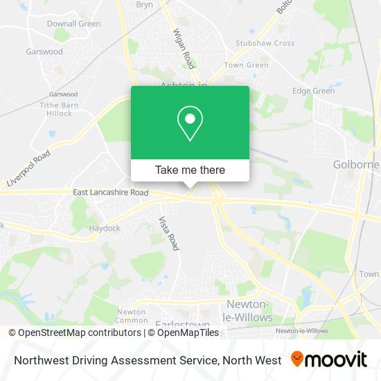 Northwest Driving Assessment Service map