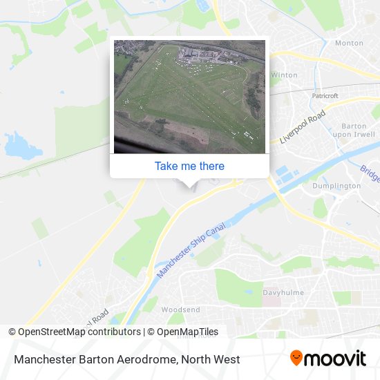 Manchester Barton Aerodrome map